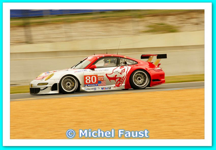 Porsche 991 GT3 RS Flying Lizard #80 Le Mans 2010